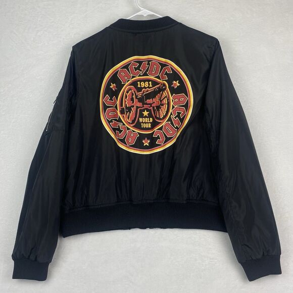 acdc | Jackets & Coats | Acdc 98 World Tour Graphic Bomber Jacket ...